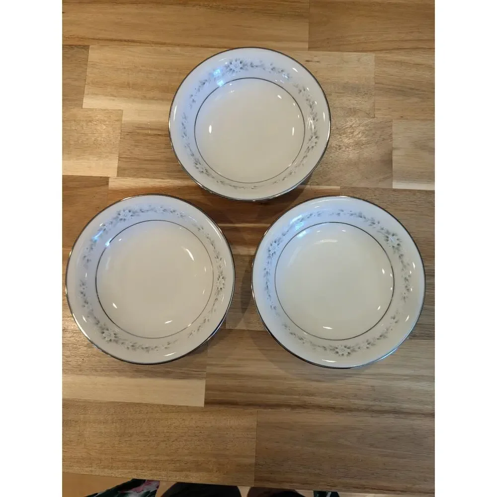Noritake Ivory China HEATHER #7548 - 35 Pc Partial Set Plates Cups Bowls Japan